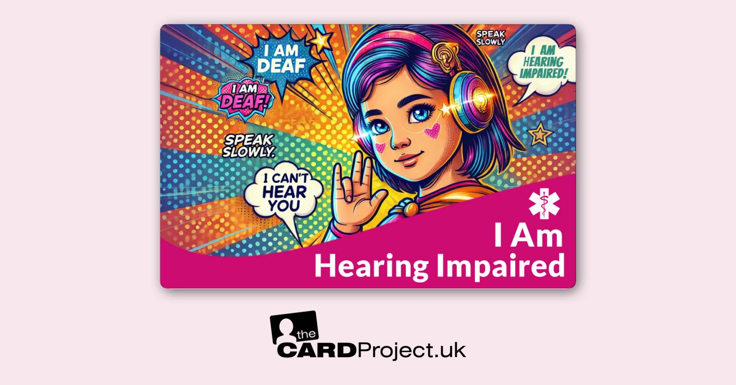 I Am Hearing Impaired Kids Design